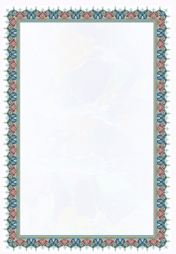 تذهیب A4 گلاسه (135 گرمی) کد 604